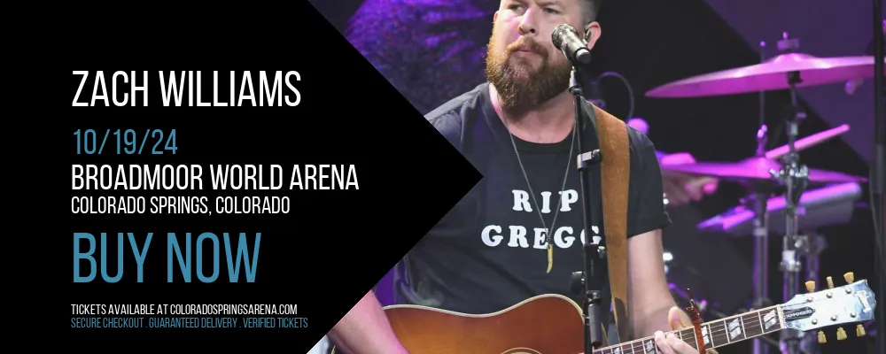 Zach Williams at Broadmoor World Arena